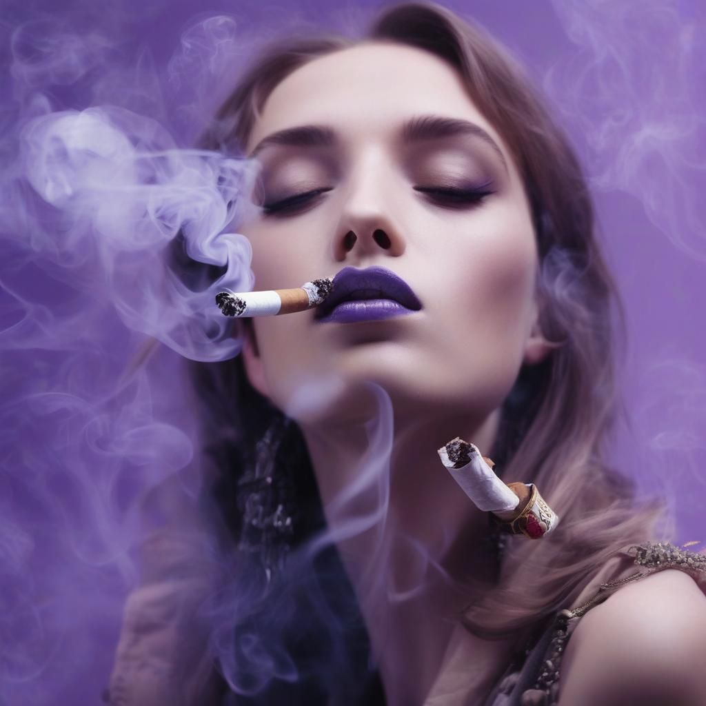 Modern Anti-Smoking Message in Fashionable Style