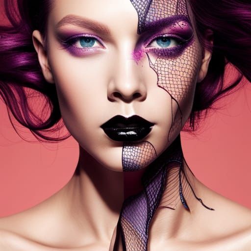 Artificial Beauty: A Digital Frankenstein Portrait