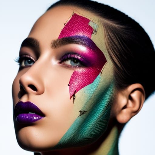 High Fashion Frankenstein: Digital Beauty Concept