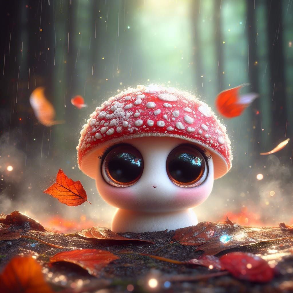 Cute fly agaric, cute but deadly π