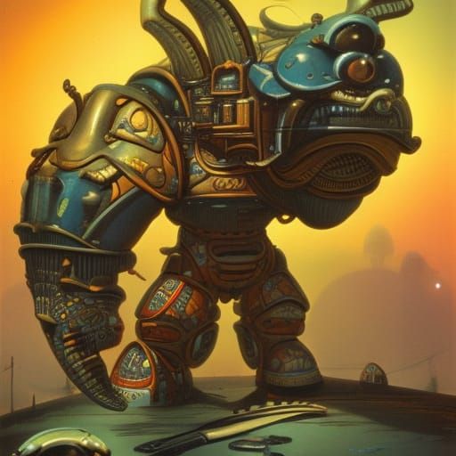 Sci-Fi Horror Fantasy Art Masterpiece