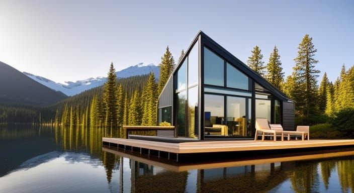 Modern Cozy Cabin on the Edge of the Woods