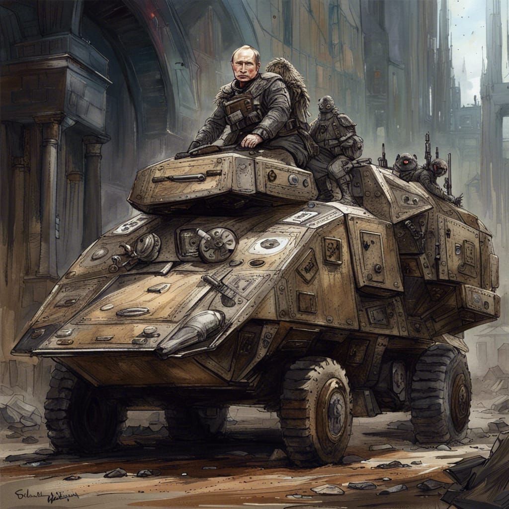 Putin Rides AT-AT in Star Wars Universe