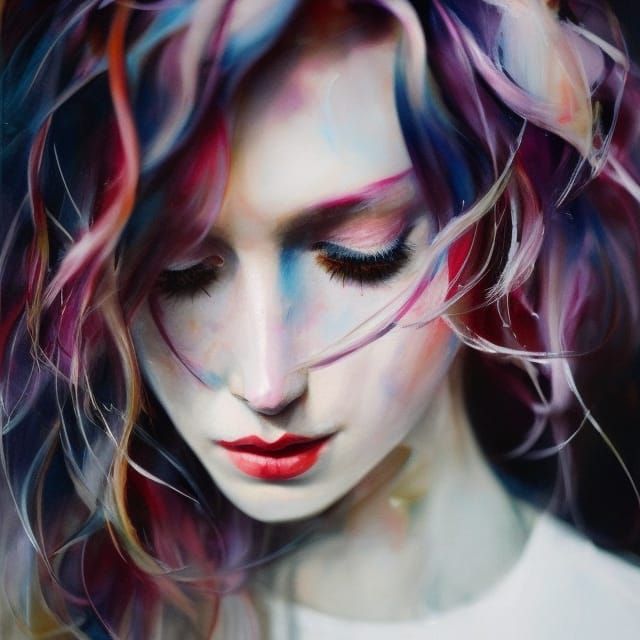 Detailed Watercolor Painting of a Sunday Cat