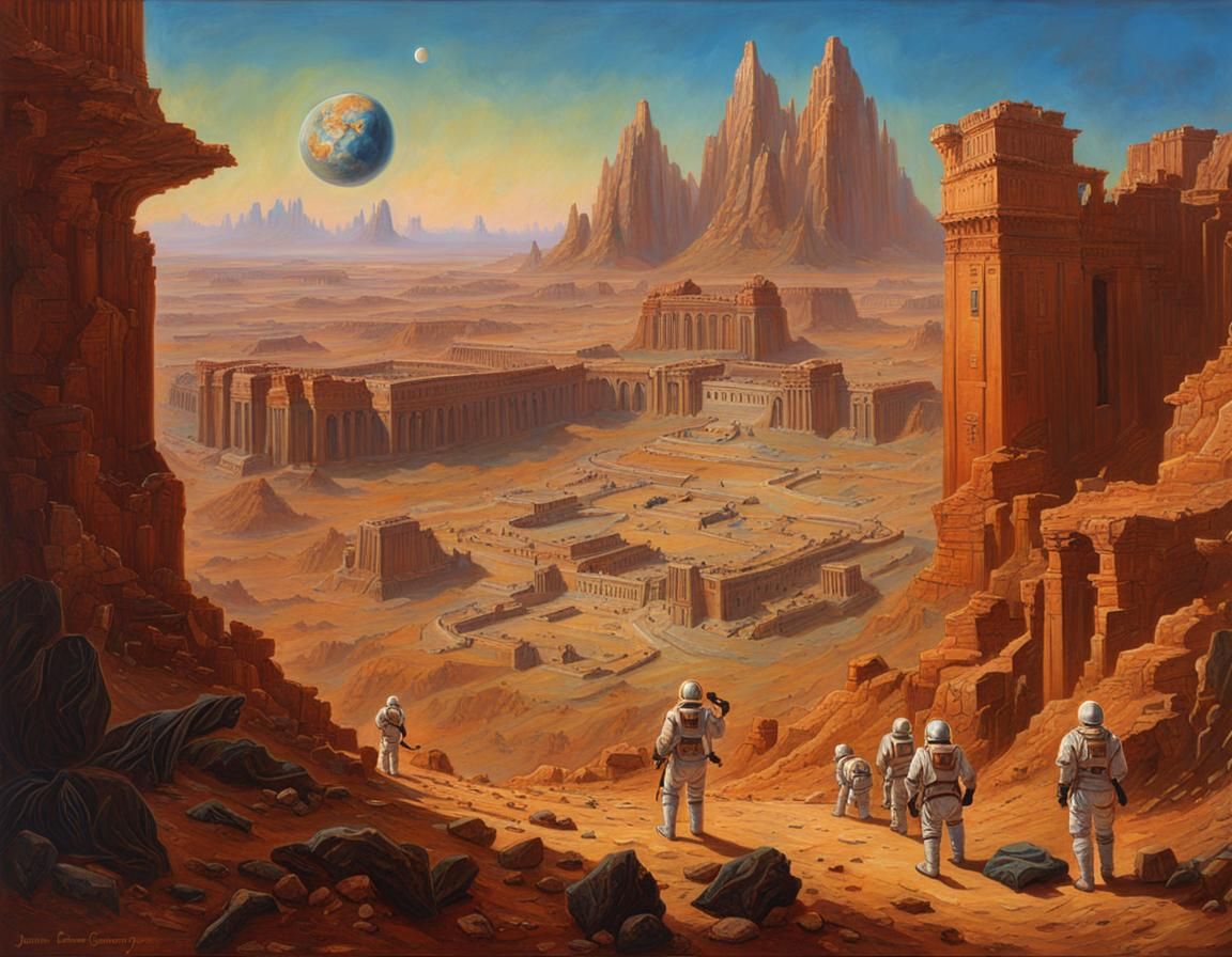 Astronauts Discover Ancient Map on Mars