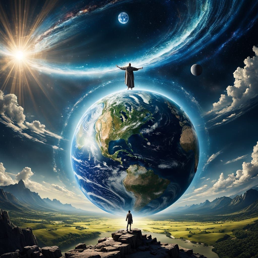 Divine Being Over Earth, Biblical Masterpiece