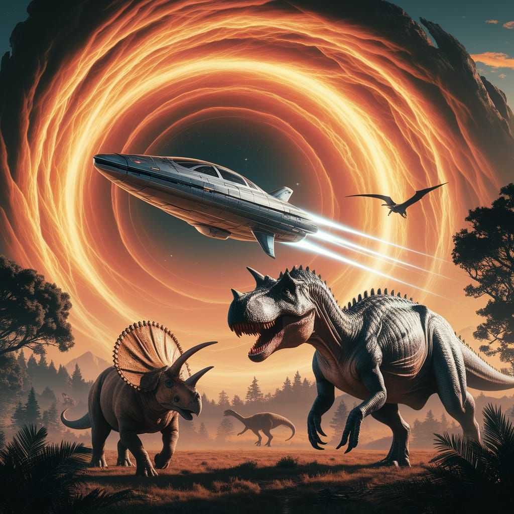 Time Portal Opens to Prehistoric World