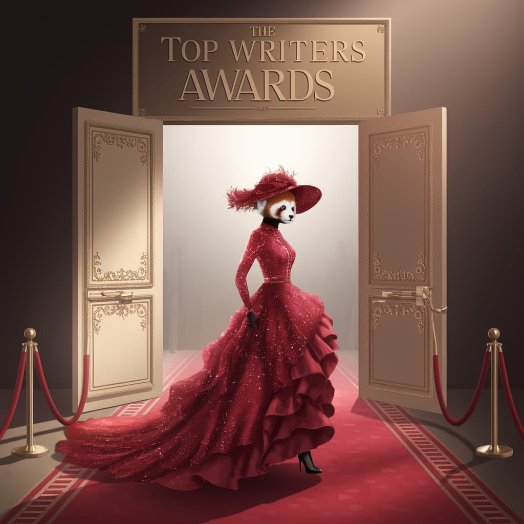 Red Panda Red Carpet Glamour at The Top Writers Awards