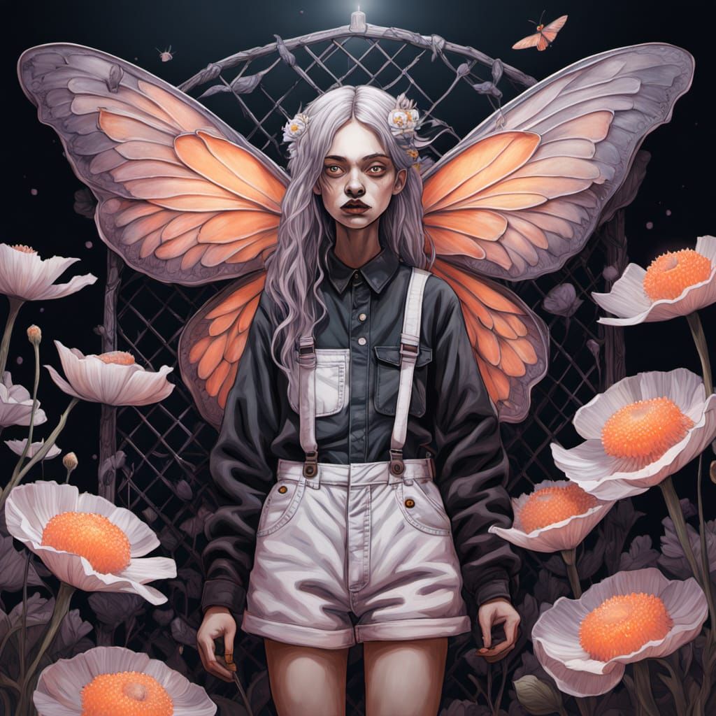 Surreal Bohemian Fae amidst Opium Poppy Fields, Inspired by ...