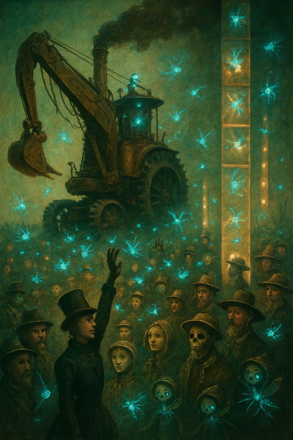 Bizarre SteamHovel Funerary Chic