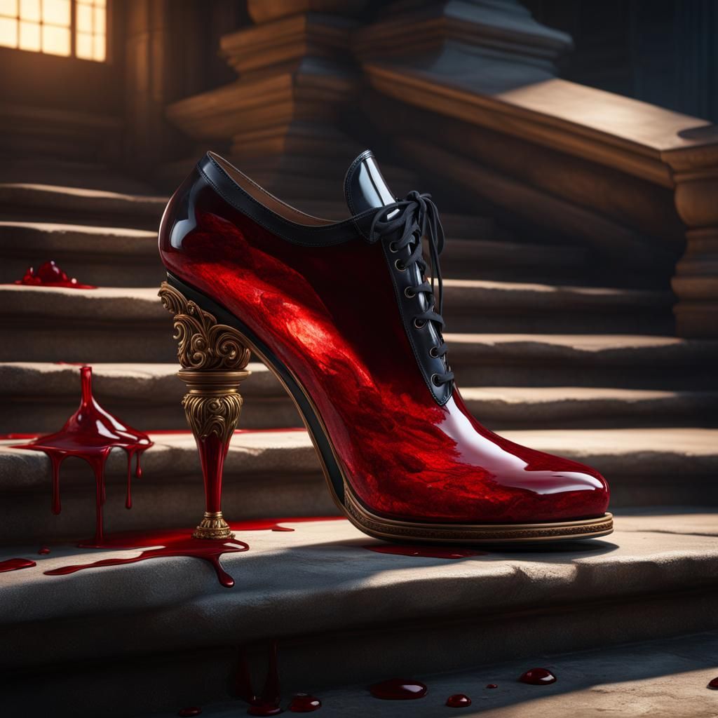Gruesome Glass Slipper in Detailed Matte Painting