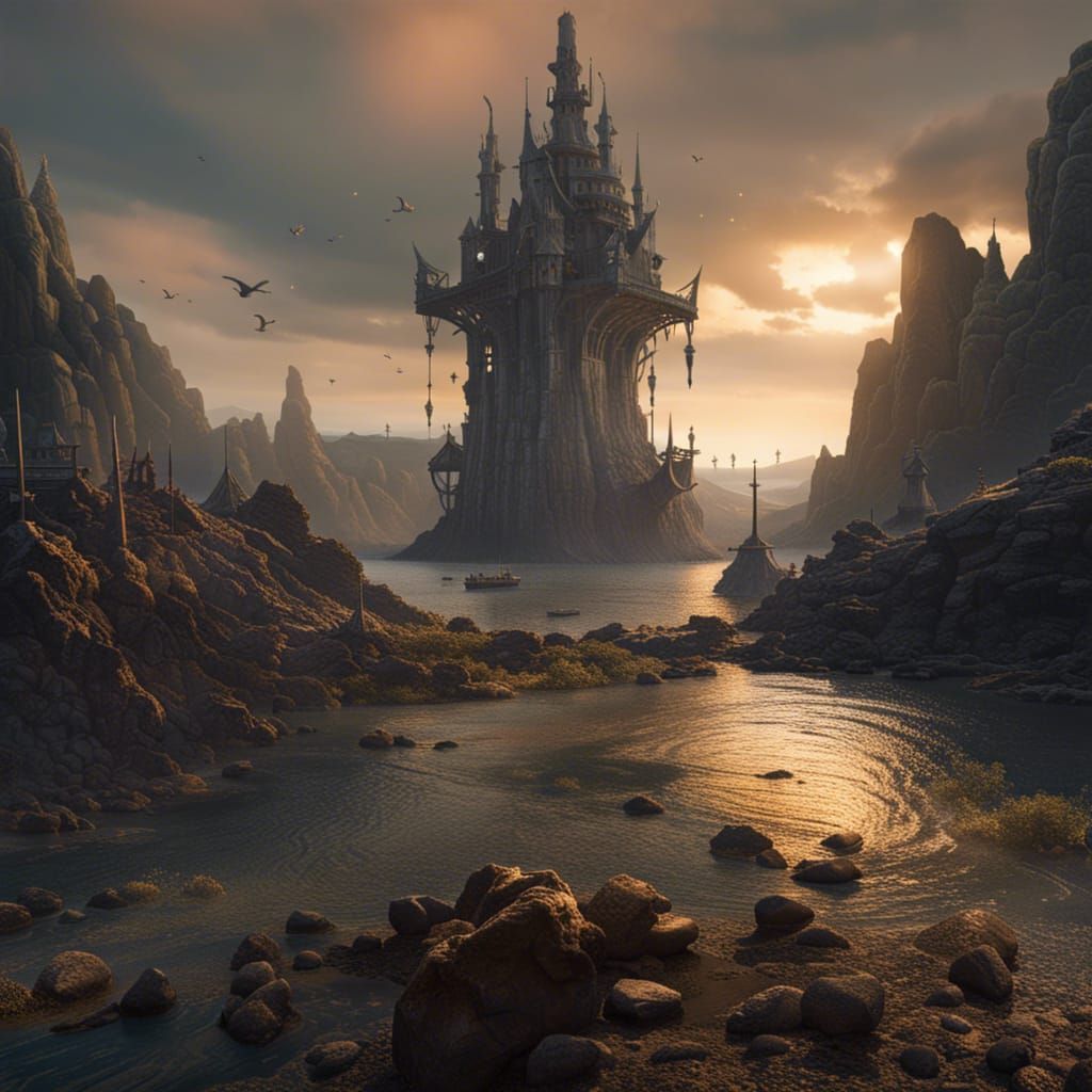 King Arthur and the Knights: Detailed Fantasy Art