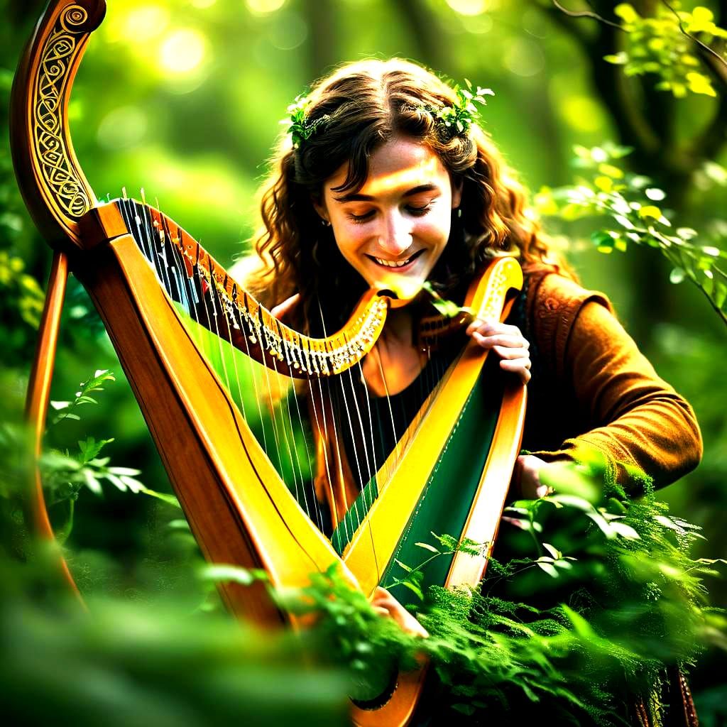 Joyful Celtic Music: Professional Photography with Bokeh