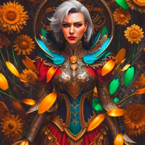 Captivating Beauty in Vibrant Colors