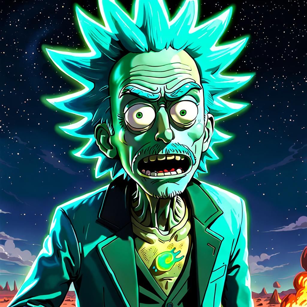 Rick Sanchez from Rick and Morty