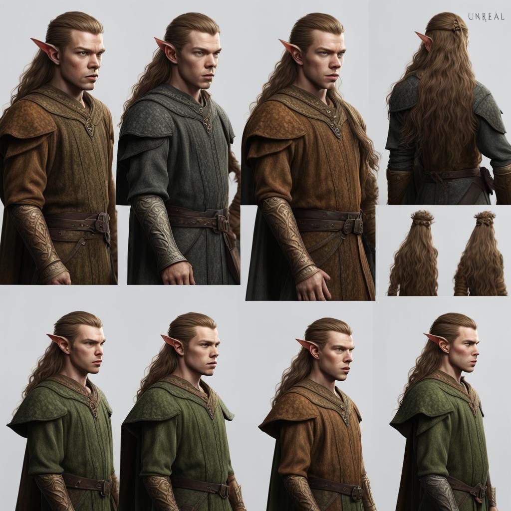 Will Poulter as a Middle Earth Elf