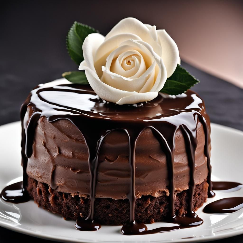 Chocolate mousse cake