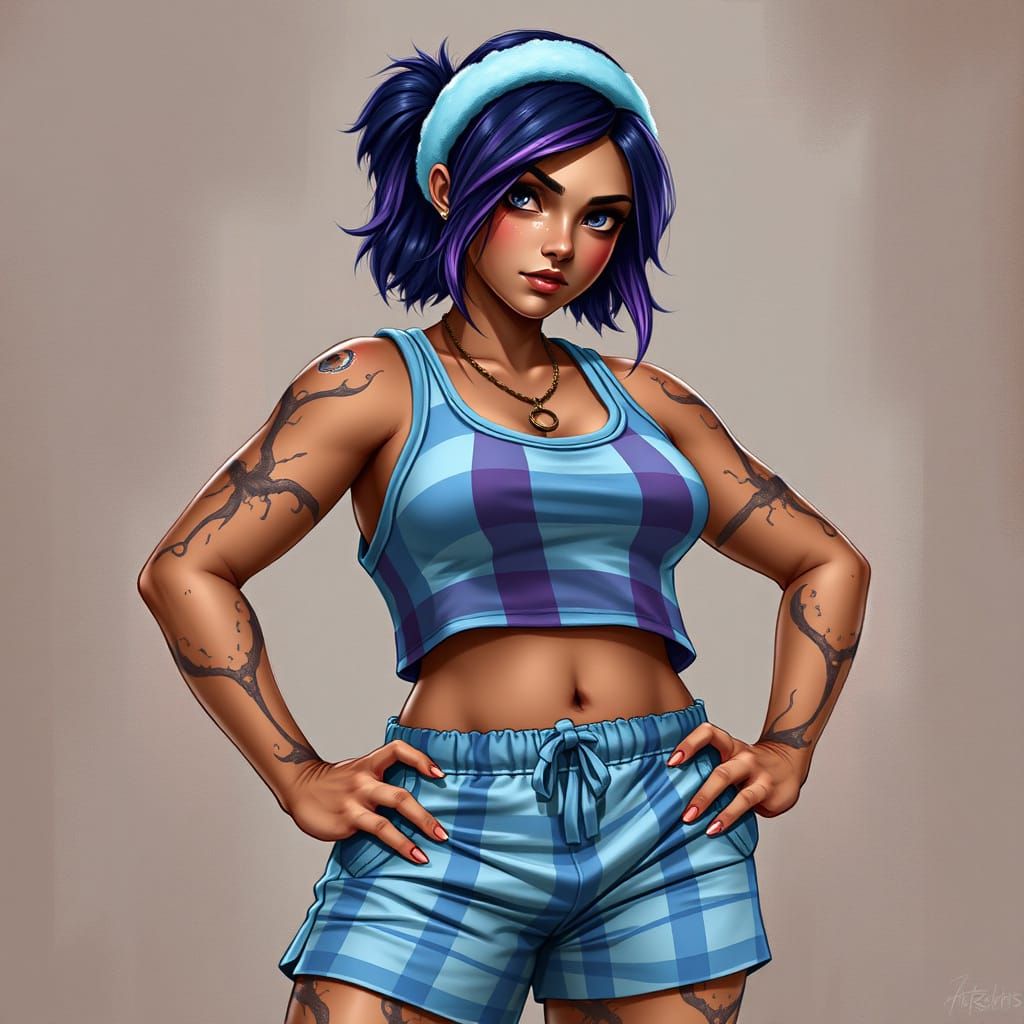 Haddie Kaur: Dead by Daylight Character in Earthy Tones