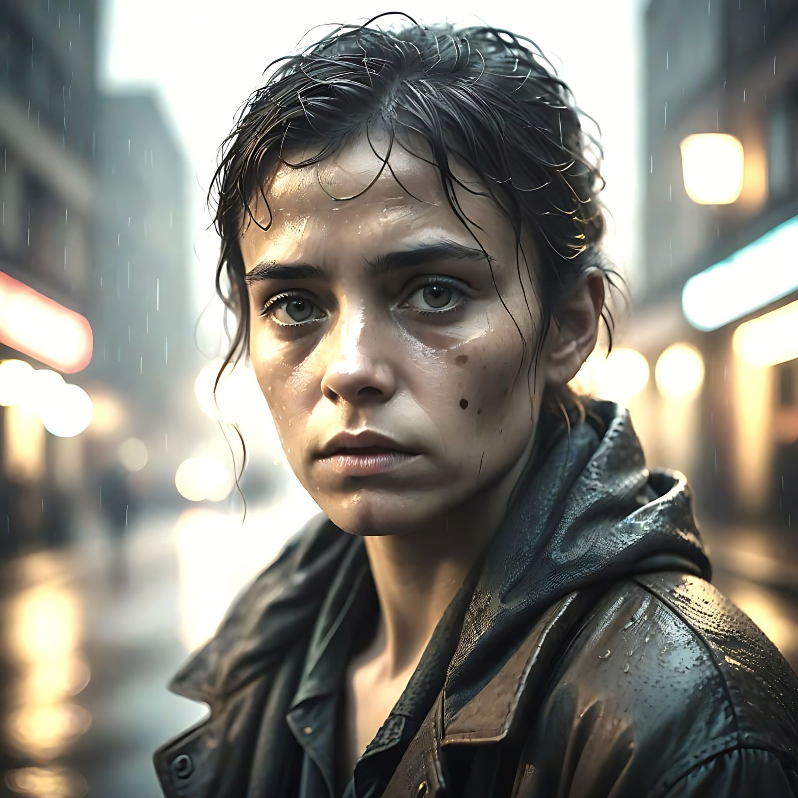 Ethereal Portrait of Introspection