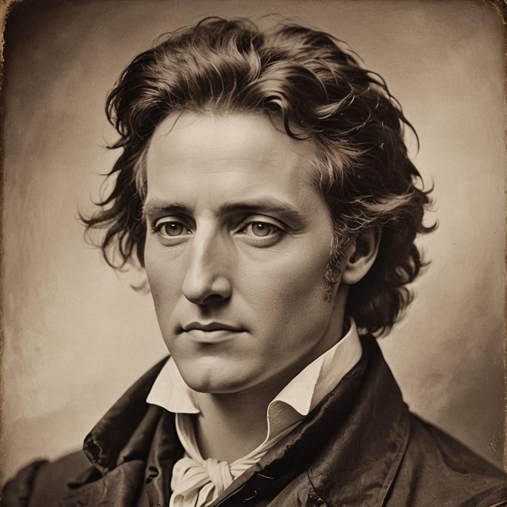 Vintage Portrait of Percy Bysshe Shelley