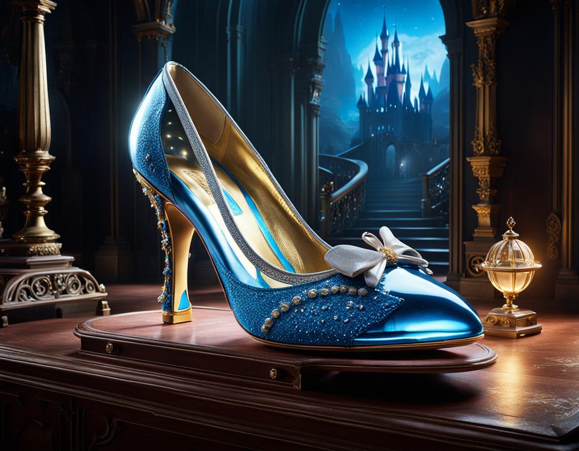 Cinderella Loses Her Slipper: Detailed Matte Painting