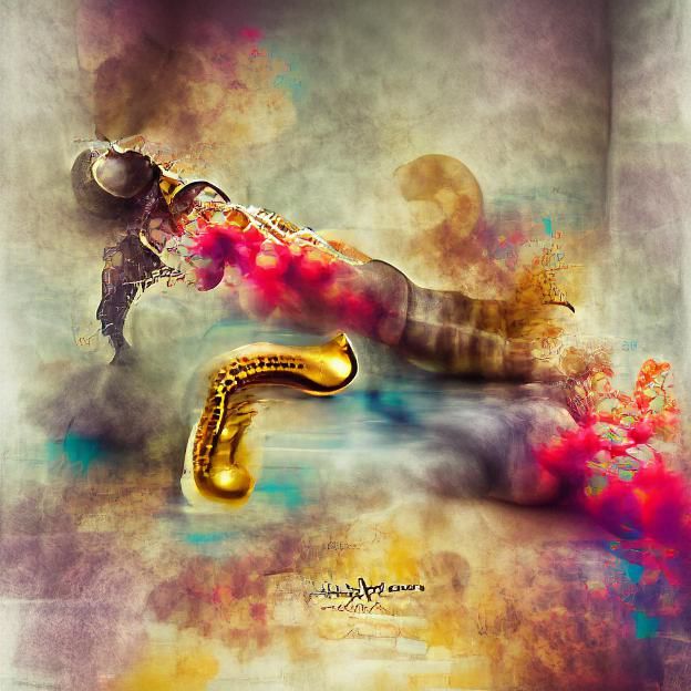 Elegant Saxophone: A Study in Brass and Light