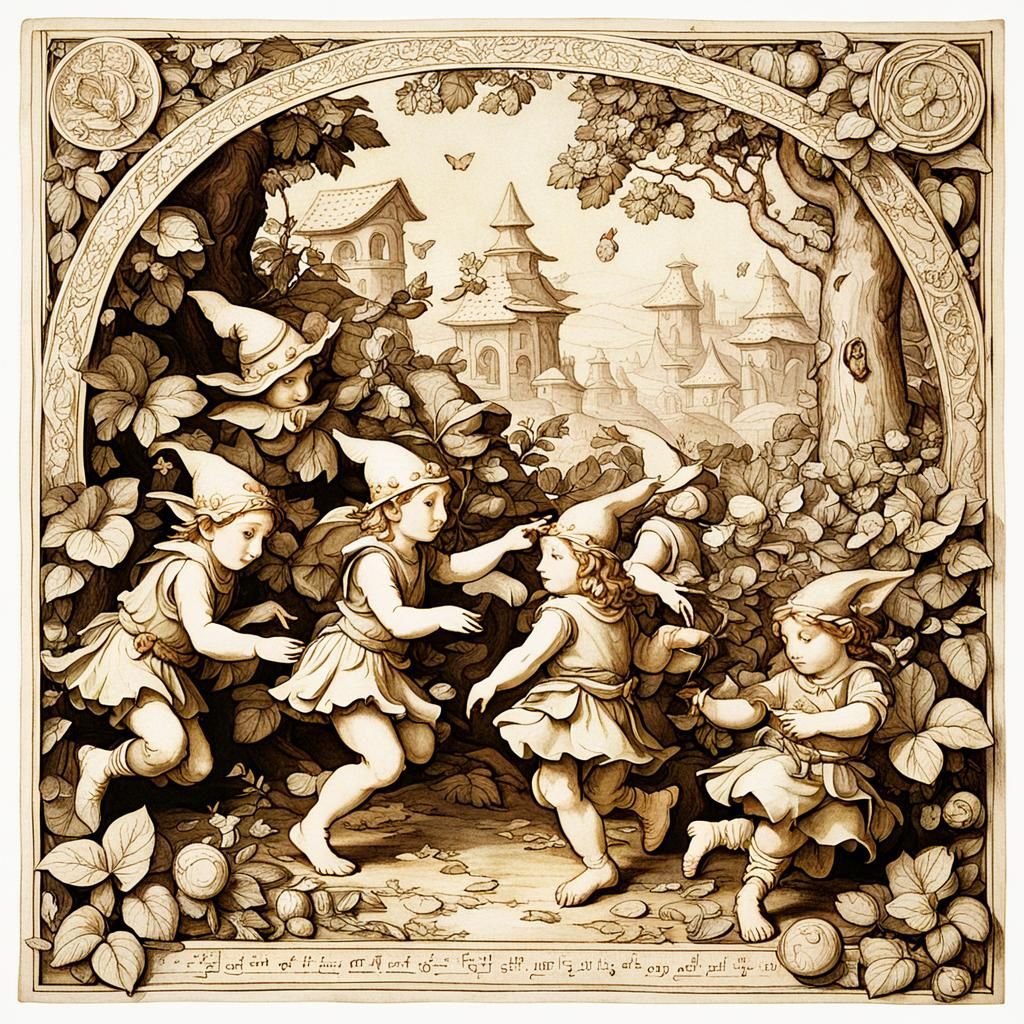Enchanting Dance of Fey and Gnomes
