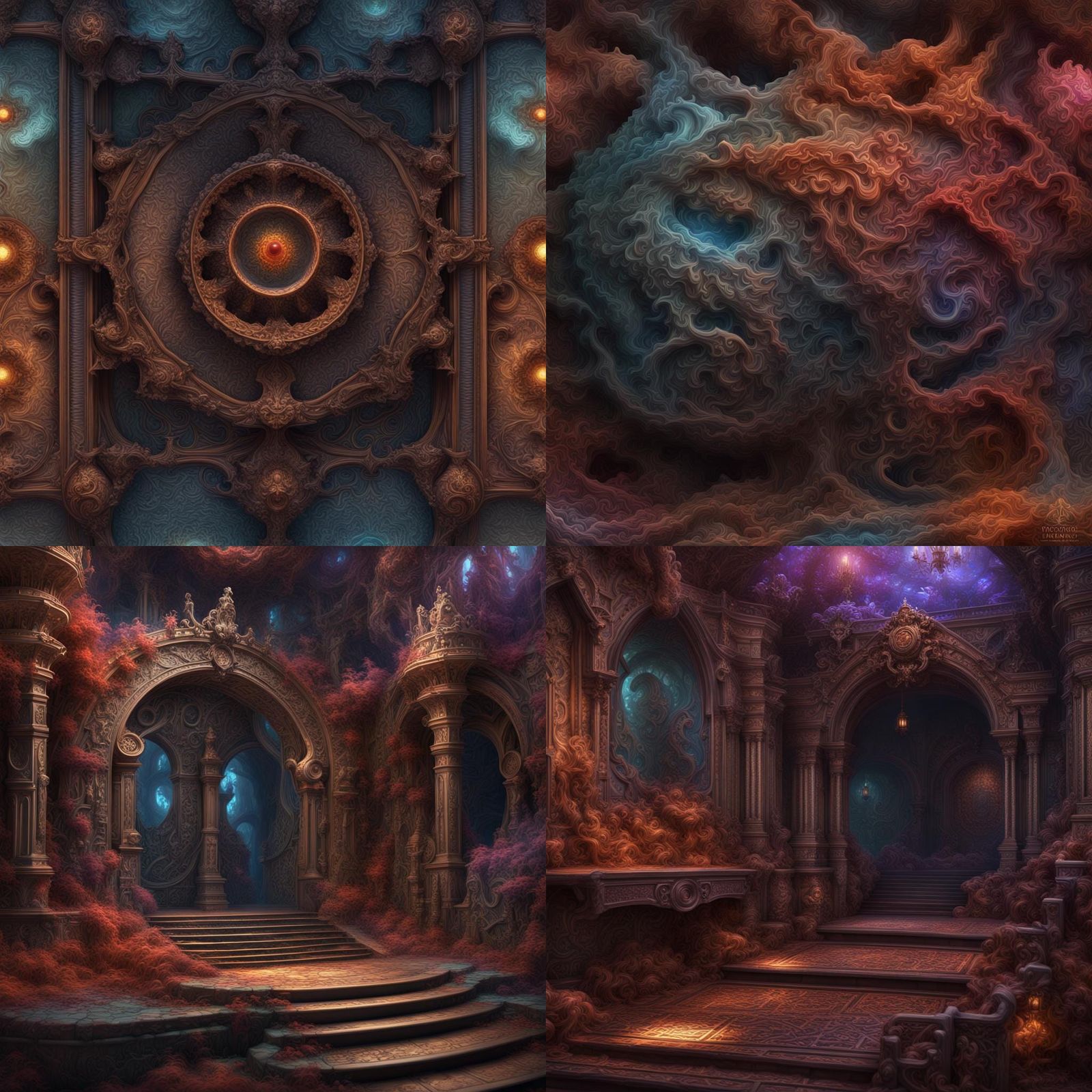 Stunning Creative Design Idea Poster in Detailed Matte Style