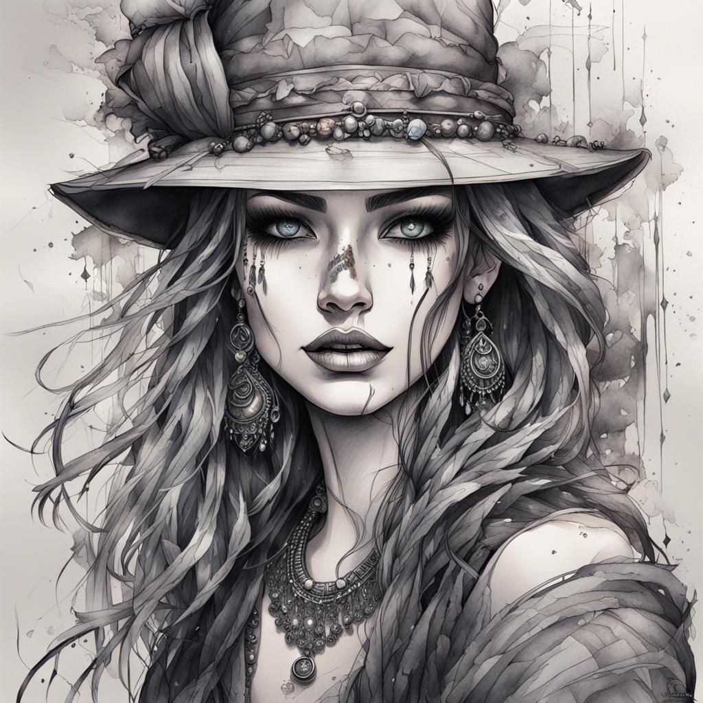 Line drawing, lineart,