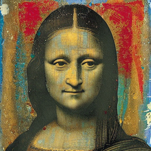 Impasto Portrait of Lisa Gherardini as a Timeless Masterpiec...