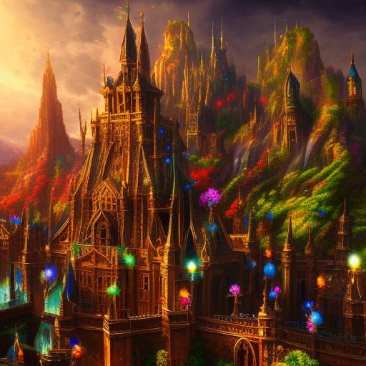 Fantastical Close-Up with Dynamic Lighting in 8K