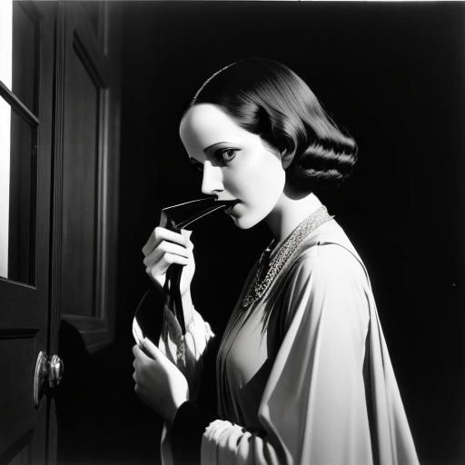 Macabre Shapeshifter in 1930s Film Style