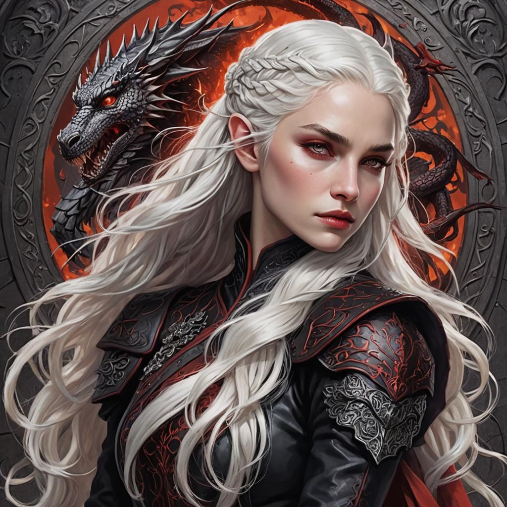 From the book, “fire and blood”, the ethereal, tall, dashing...