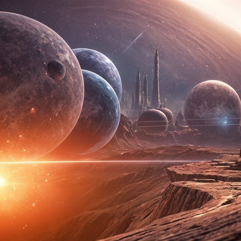 Fantastical Subatomic World in Deep Color