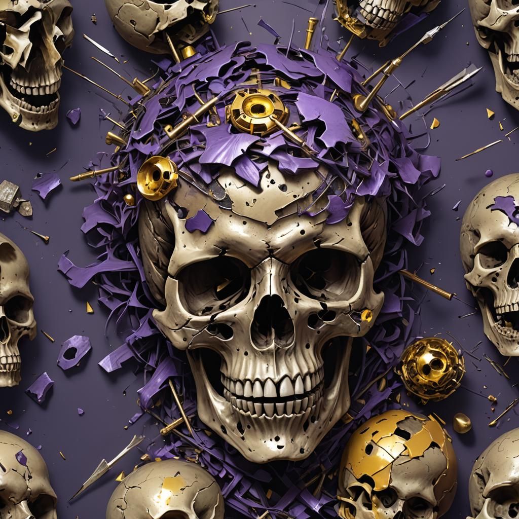 fractured  skull