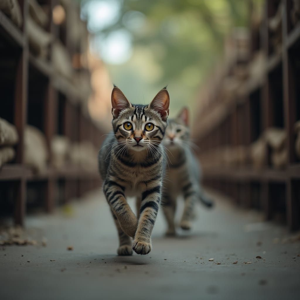 Furry Soldiers in Formation