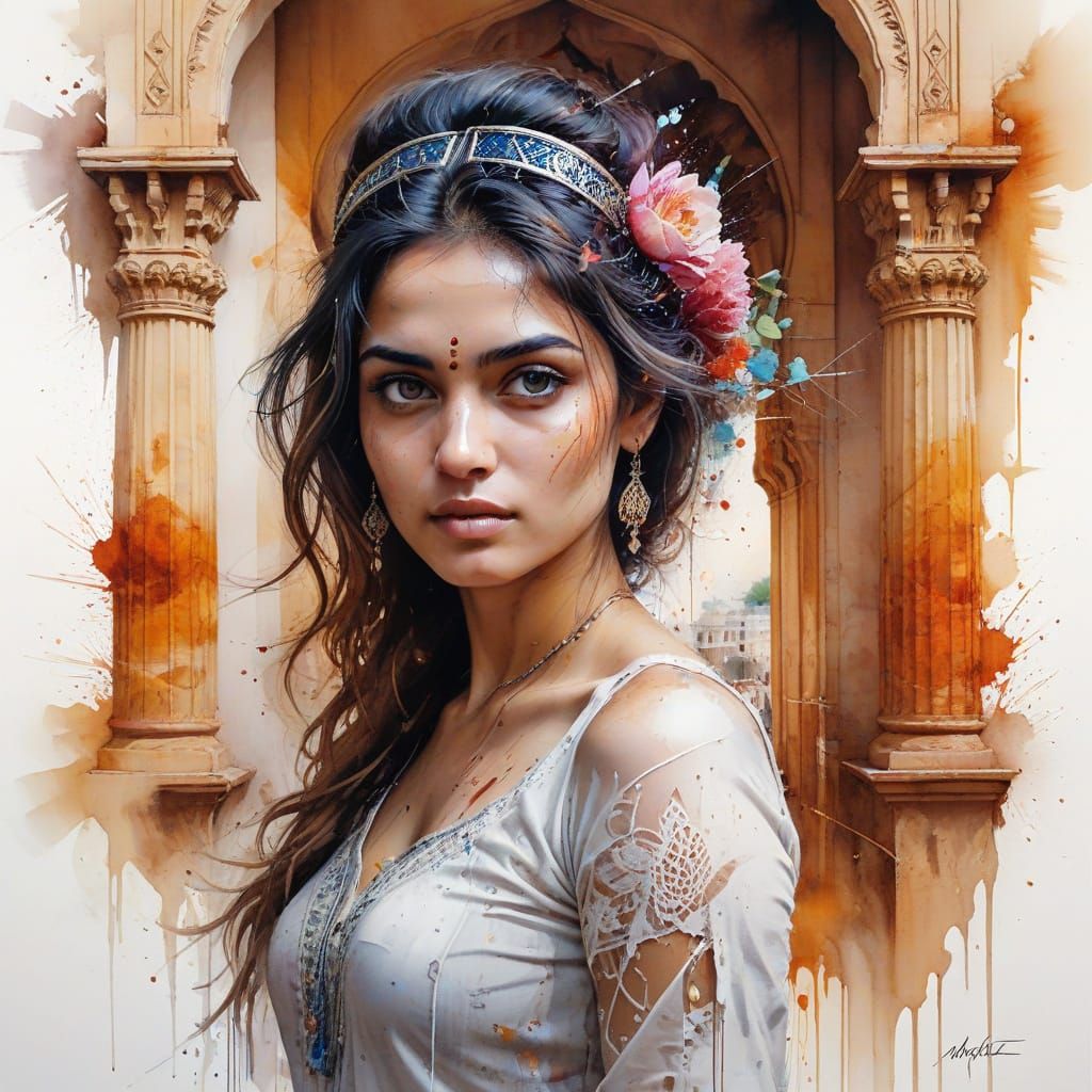 Majestic Jaipur Cityscape at Sunset