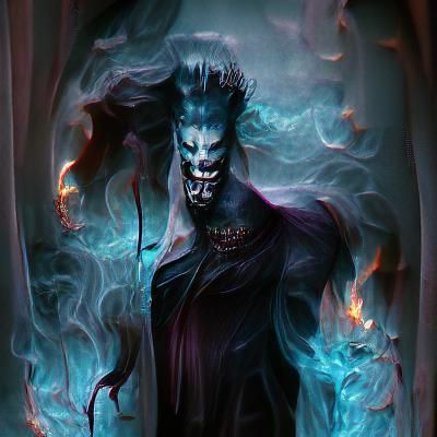 Sinister Hades Illustration in Rutkowski Style