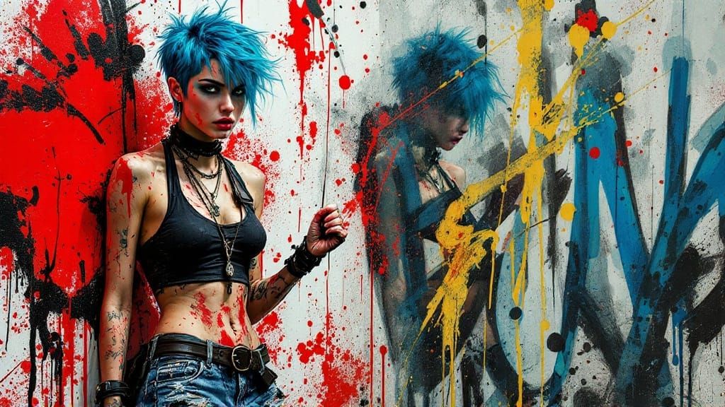 Rebellious Urban Goddess Defies Decay in a Fusion of Artisti...
