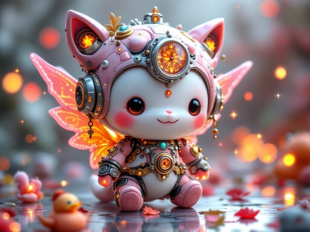 Sanxingdui Kawaii Fairy Borg Munny Duck River