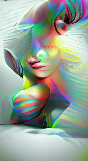 Holographic Poster Art in Hyperrealism