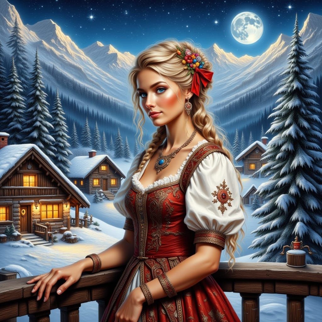 A beautiful young woman