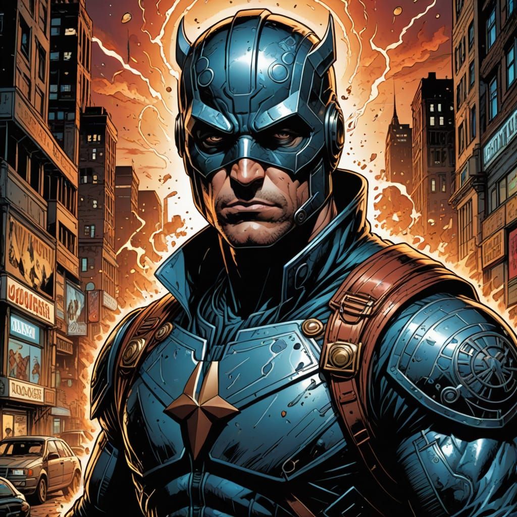 Comic Book Art in Vibrant Colors