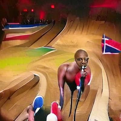 Dave Chappelle Competes in Race at Olympics