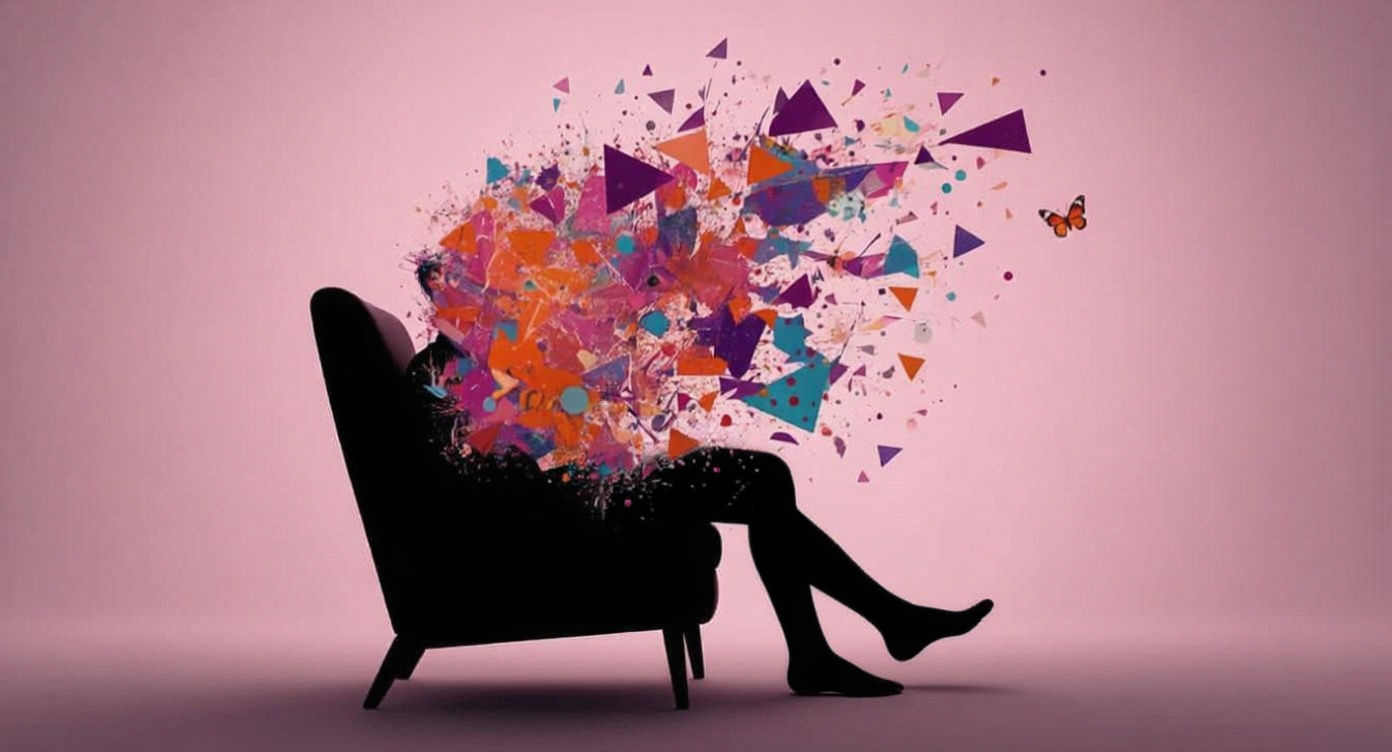 Dissolving Silhouette in Abstract Geometric Shapes