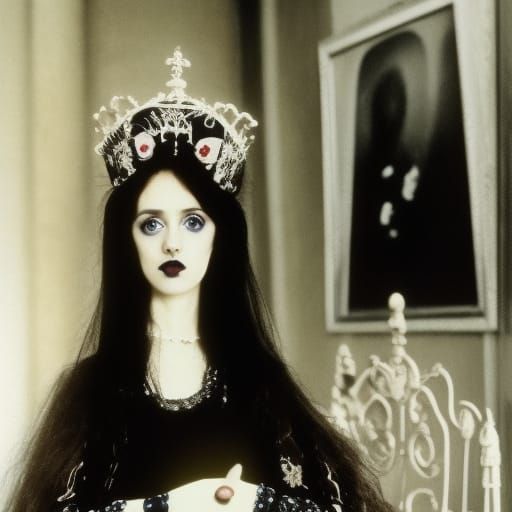 Anastasia in a Tim Burton-esque Style