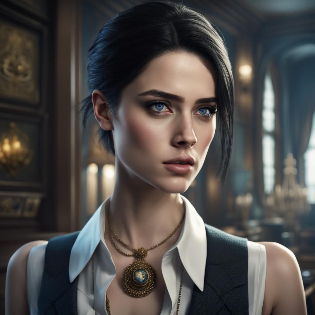 Portrait of a Banker in Unreal Engine 5