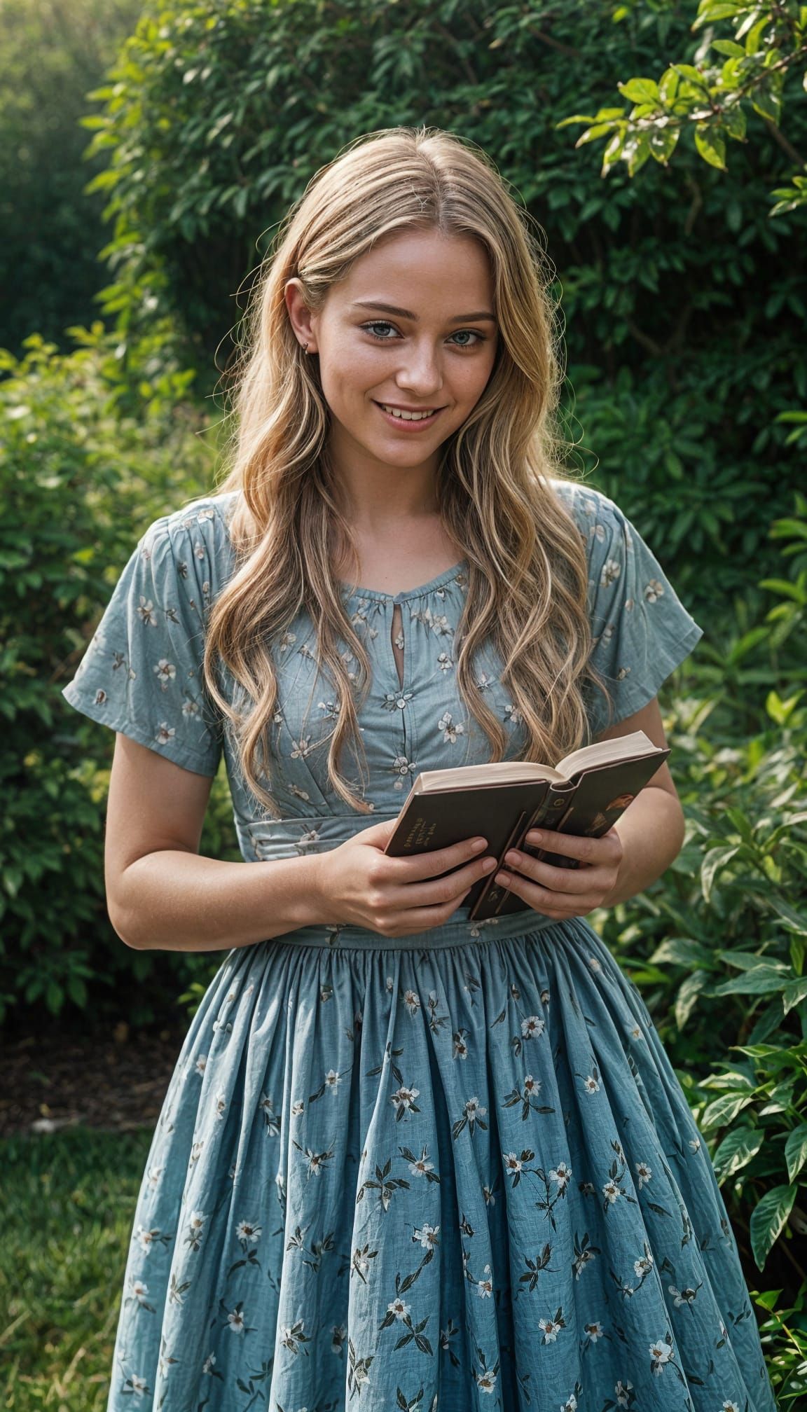 Ethereal Goddess Namorella Richards in Enchanting Summer Gar...