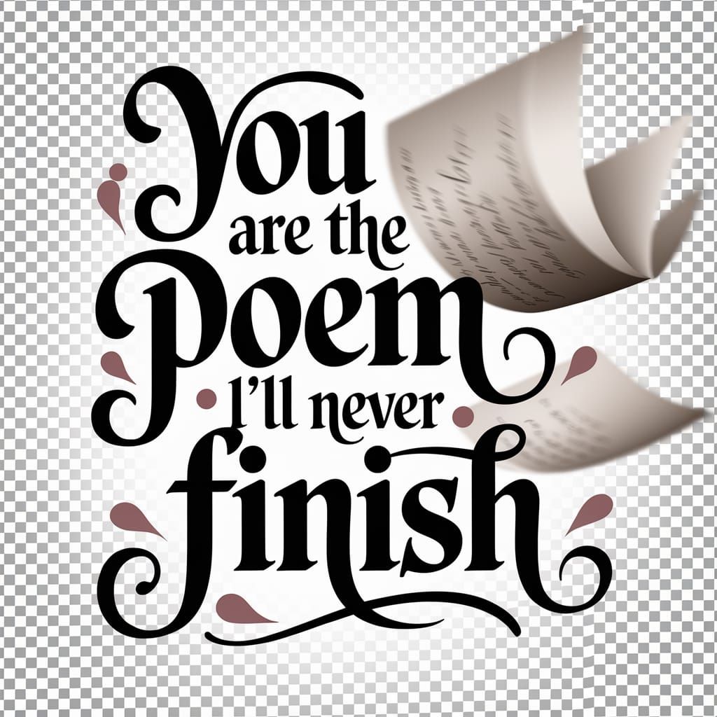 “You Are the Poem I’ll Never Finish”