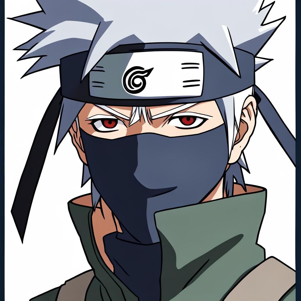 Kakashi of the Hidden Leaf Village: A Ninja Portrait